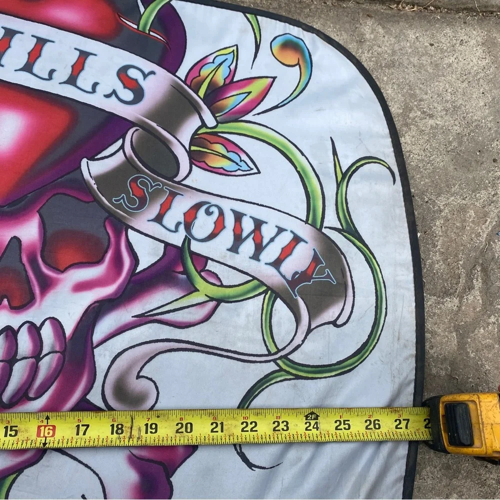 Accessories, Car Shade Love Kills Slowly Y2K - Picture 5 of 8